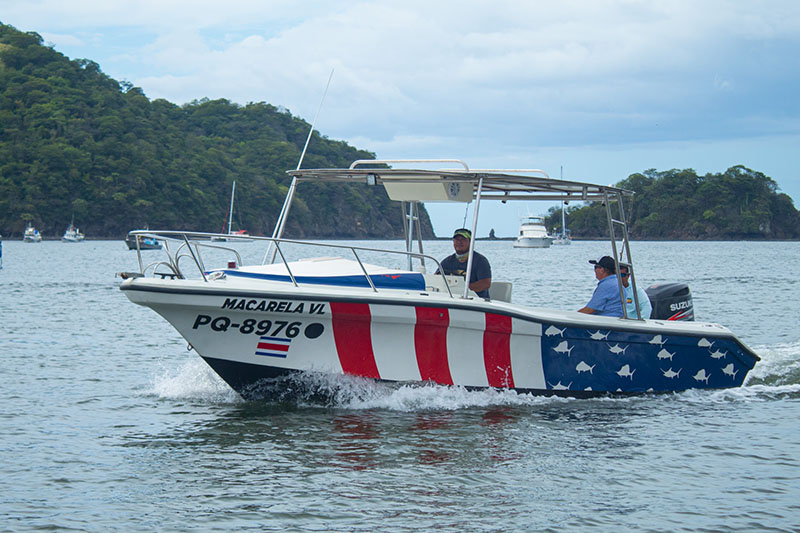 Fishing boat Macarela for fishing trips in the Papagayo Peninsula