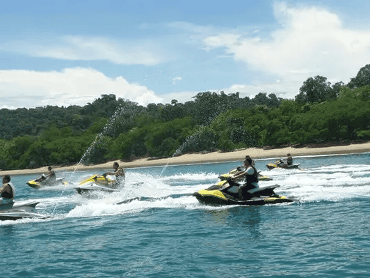 Papagayo jet skis unforgettable ride along Costa Rica’s stunning coastline.